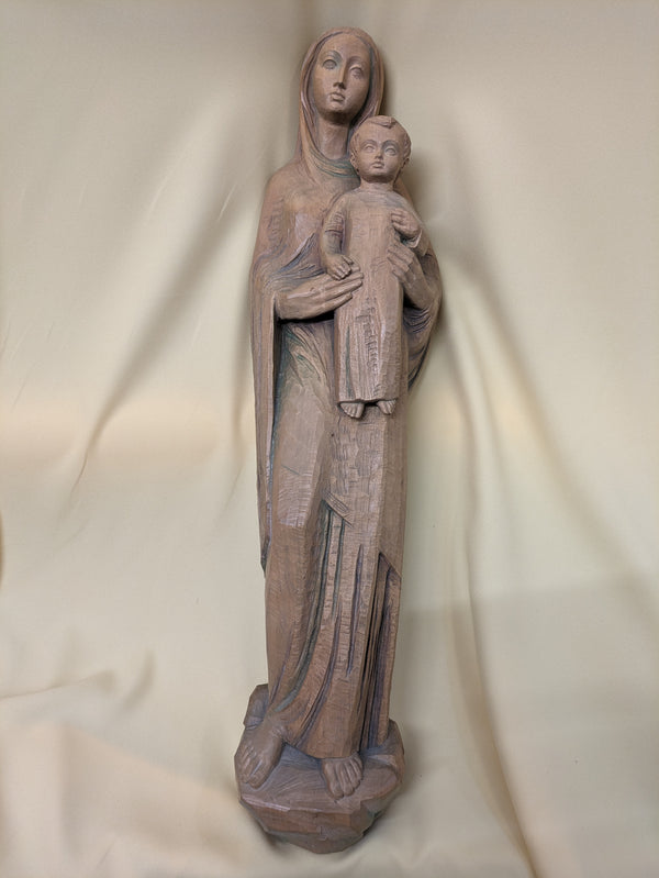 OUR LADY AND CHILD STATUE (XUPJ5/4T)